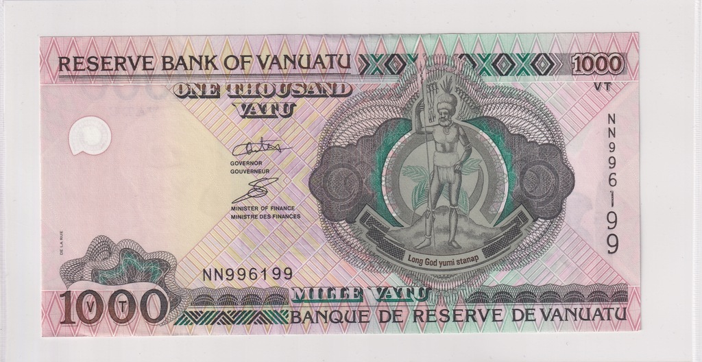 1000 Vatu Vanuatu 2002 P#10 UNC