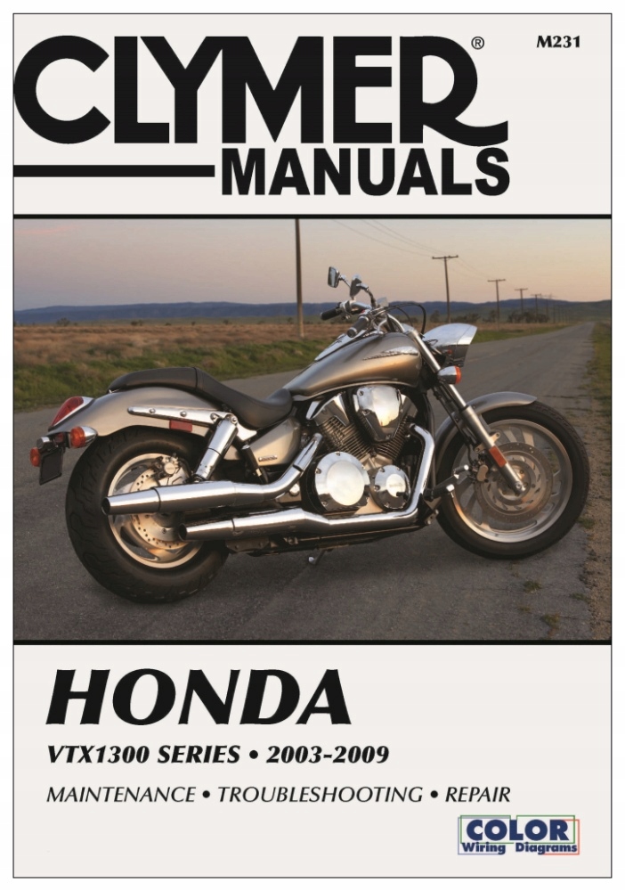 Honda VTX1300 (2003-2009) instrukcja napraw Clymer 24h