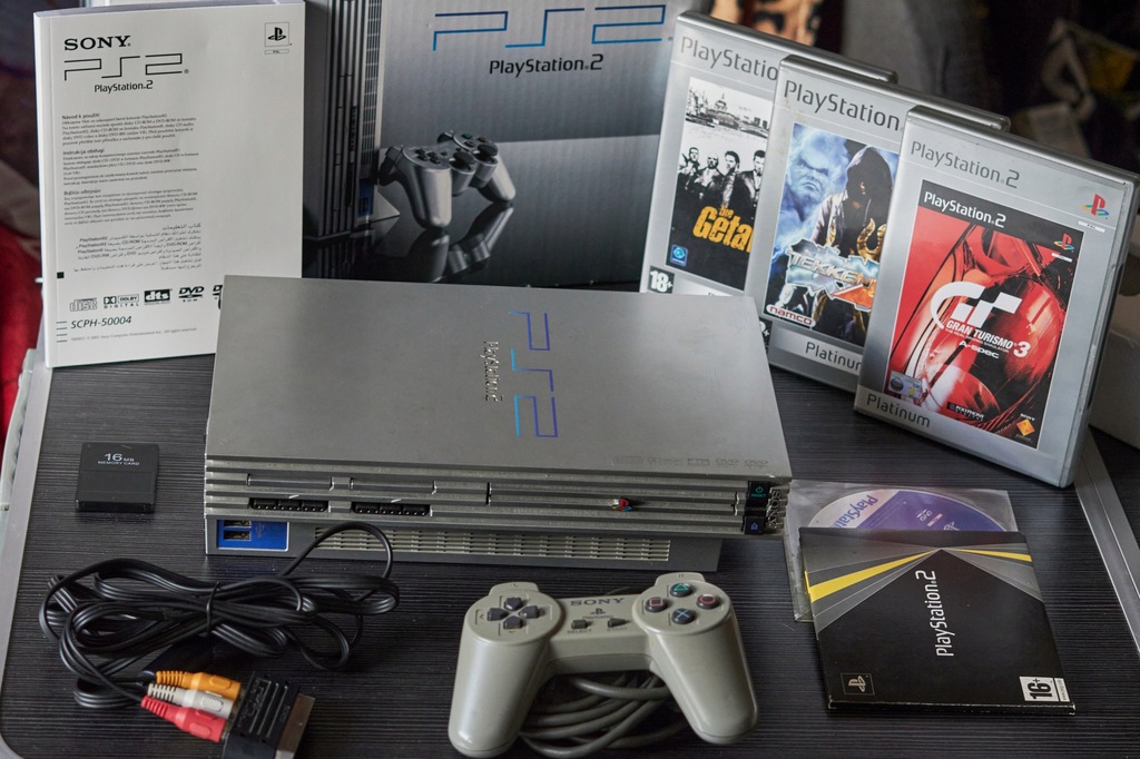 Konsola Sony PlayStation 2 Silver