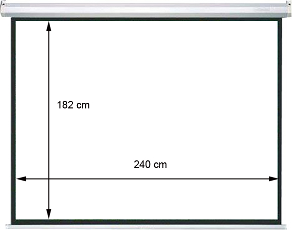 Купить ЭЛЕКТРИЧЕСКИЙ ПРОЕКЦИОННЫЙ ЭКРАН HD 240x182 16:9 4:3: отзывы, фото, характеристики в интерне-магазине Aredi.ru