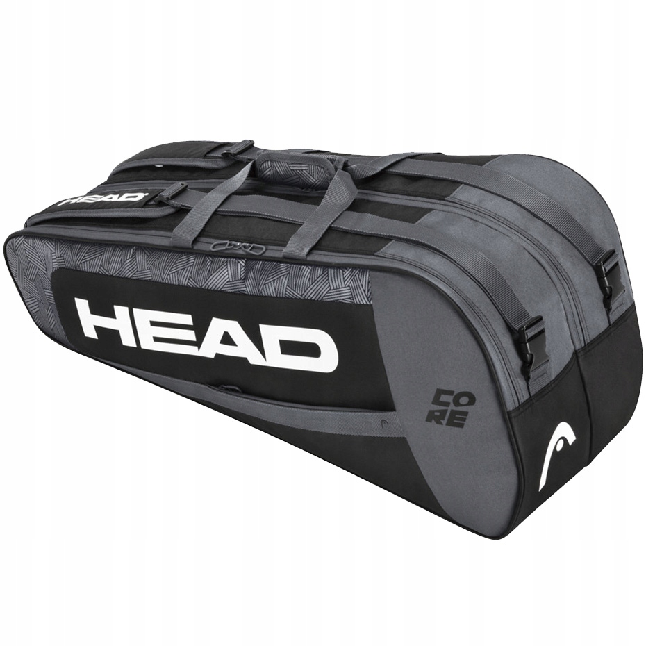 Torba tenisowa Head Core 6R Combi czarno-szara 283