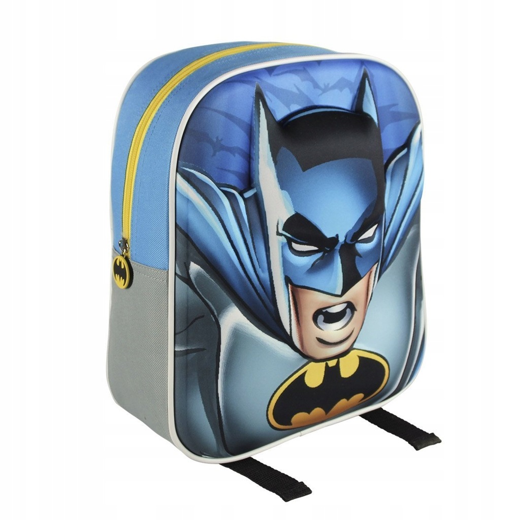 Śliczny plecak 3D BATMAN szkoły/wycieczka