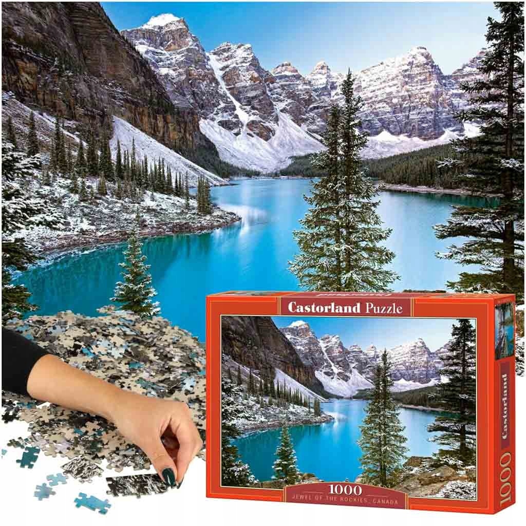 CASTORLAND Puzzle 1000 elementów Jewel of the Rockies, Canada - Kanadyjskie