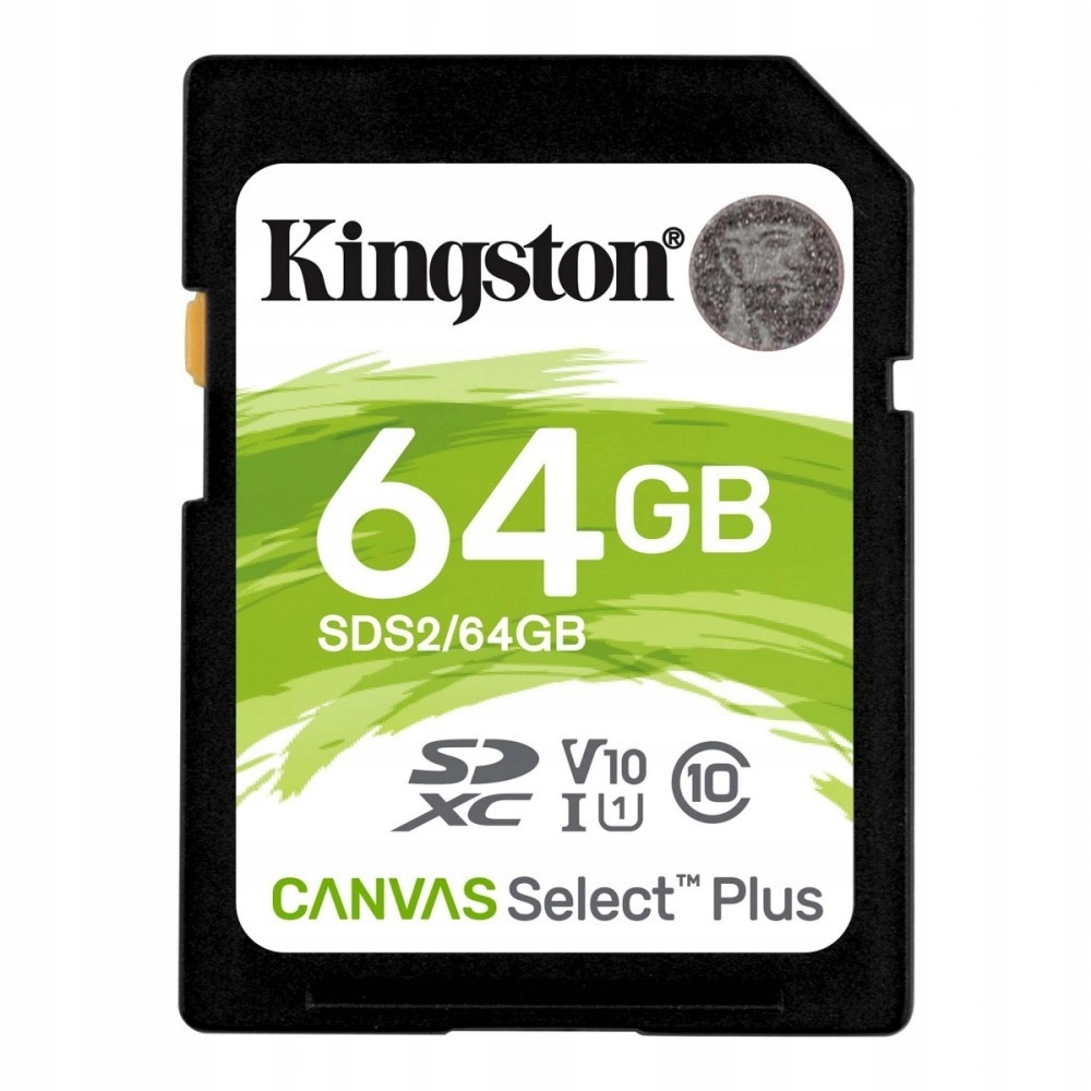 Kingston Karta pamięci SD 64GB Canvas Select Plus