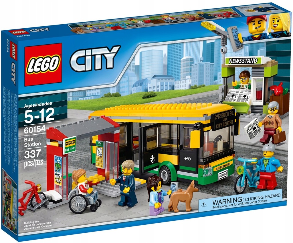 LEGO CITY 60154 PRZYSTANEK AUTOBUSOWY NOWY !!!