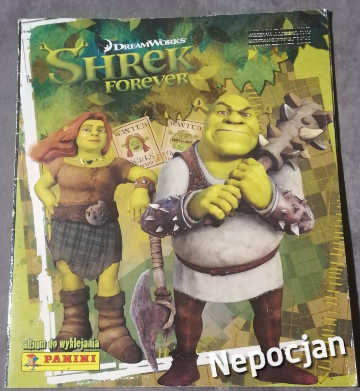 Album Shrek Forever  z naklejkami