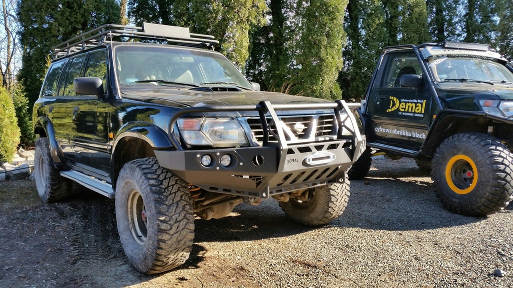 ZDERZAK PRZÓD STALOWY NISSAN Patrol Y61 OFFROAD