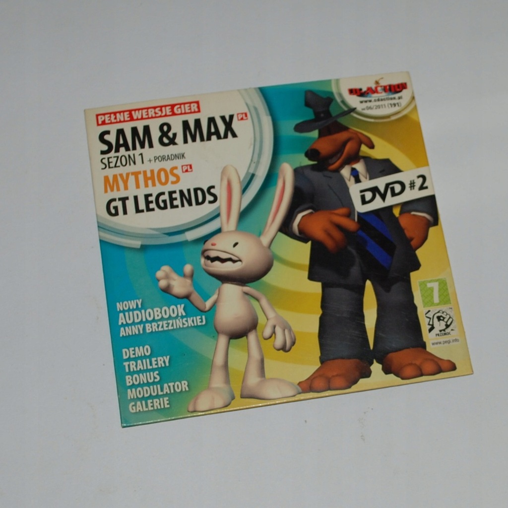 SAM & AND MAX SEZON1 cd action Mythos GT legends Anna Brzezińska audiobook