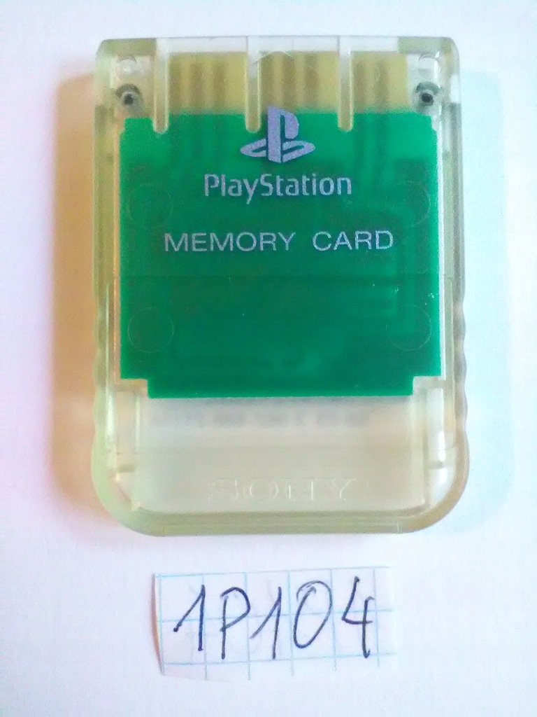 Karta pamięci SCPH-1020C Crystal PS1 PSX