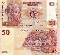 Banknot Kongo 50 Francs 2013 UNC