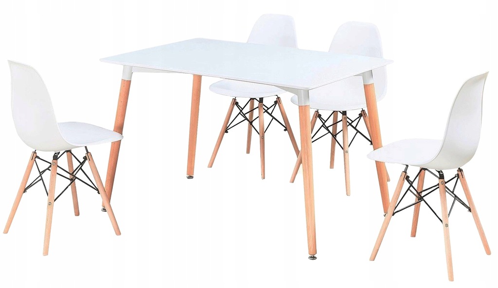 Купить Комплект из 4 стульев TOLV + стол TRE - Современный дизайн: отзывы, фото, характеристики в интерне-магазине Aredi.ru