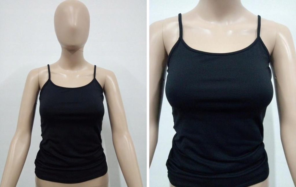 A325L0 ZARA TOP CZARNY CASUAL DAMSKI 36 S