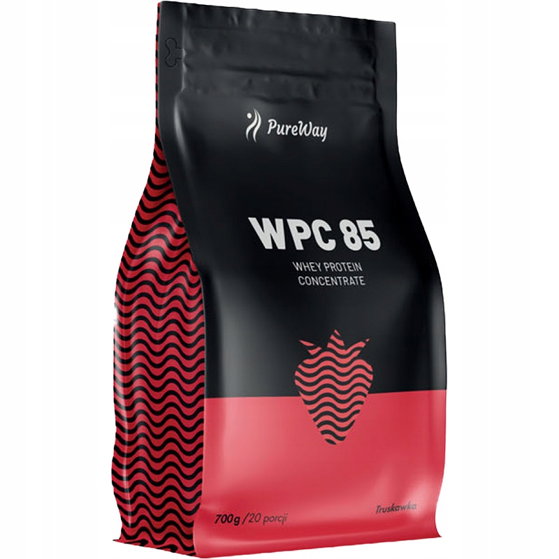 PureWay Odżywka białkowa WPC85 700g truskawkowy