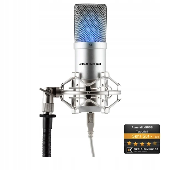 Mikrofon pojemnościowy Auna Pro MIC-900S-LED