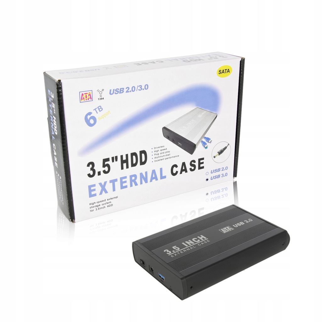 Купить Obudowa na dysk kieszeń HDD 3.5 SATA USB 3.0: отзывы, фото, характеристики в интерне-магазине Aredi.ru