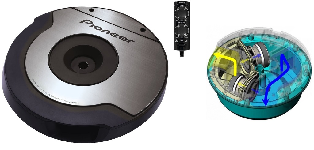 PIONEER TS-WX610A SUBWOOFER AKTYWNY KOŁO ZAPASOWE