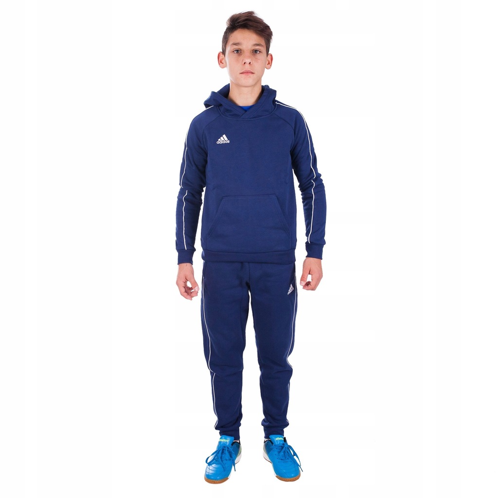 DRES ADIDAS JR SPODNIE + BLUZA CORE 18 NA/NA r 128