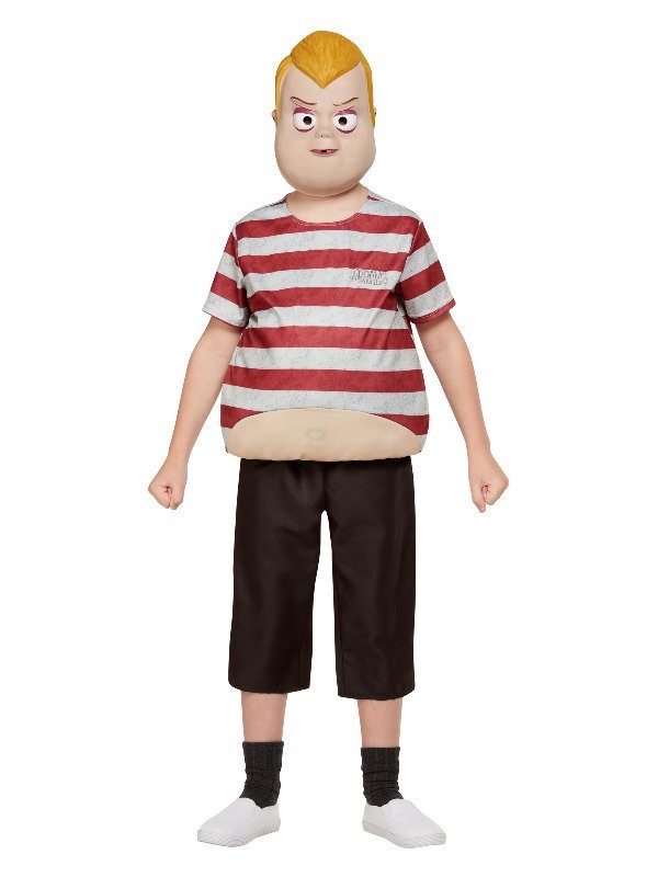 Addams Family Pugsley Costume, Burgundy