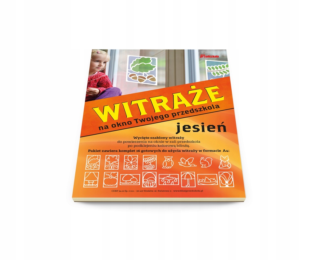 Witraże - gotowe szablony - jesień