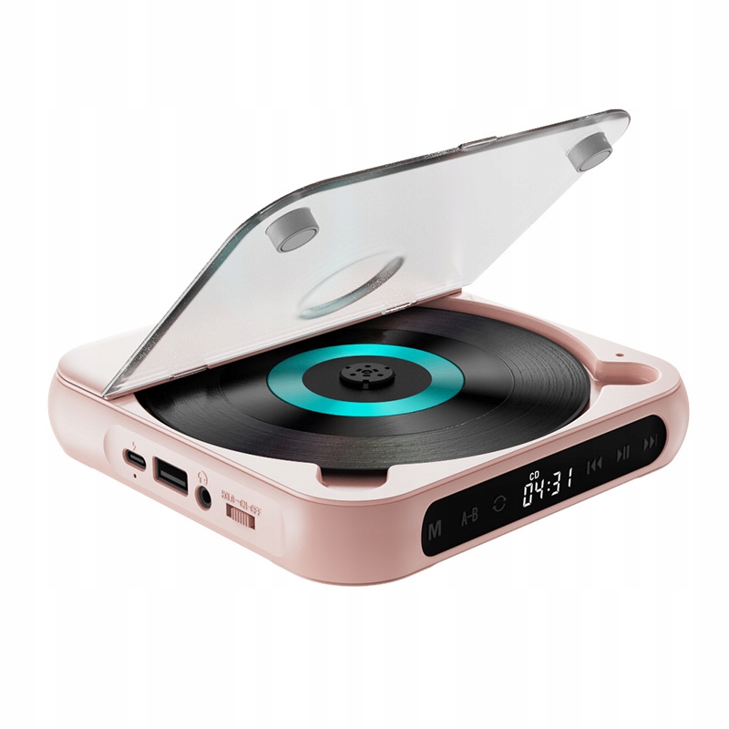 PRZENOŚNY ODTWARZACZ CD MP3 Bluetooth USB