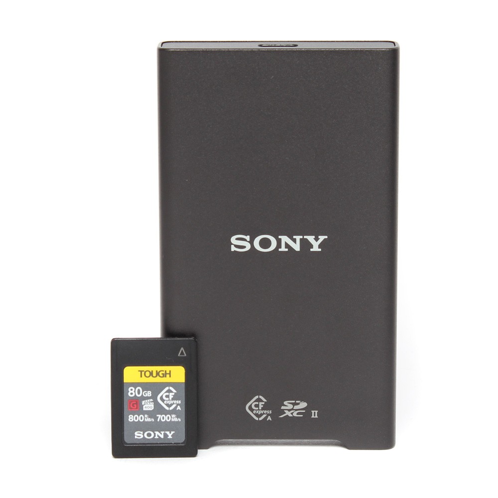 Czytnik Sony MRW-G2 + Sony 80GB CFexpress Typ A