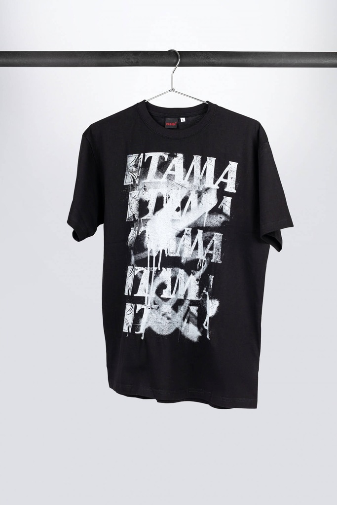 Tama "Spray Paint" Black T-Shirt (M)