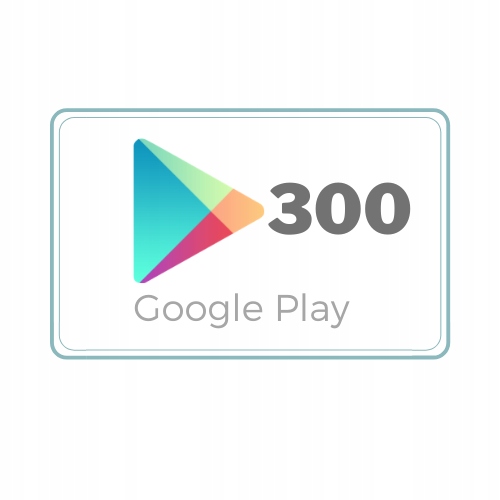 Google Play 300 zł Kod podarunkowy Karta