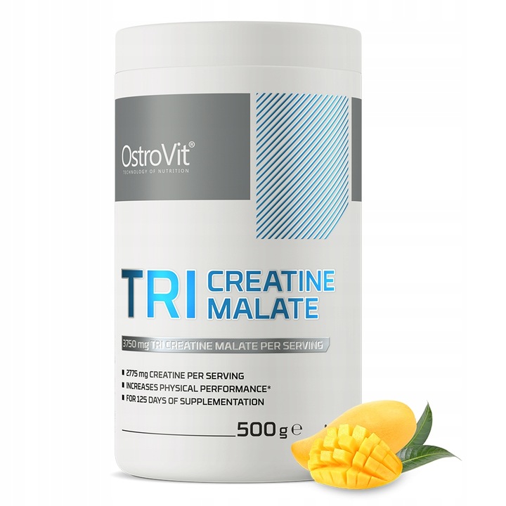 Ostrovit TRI CREATINE MALATE 500g TCM JABŁCZAN