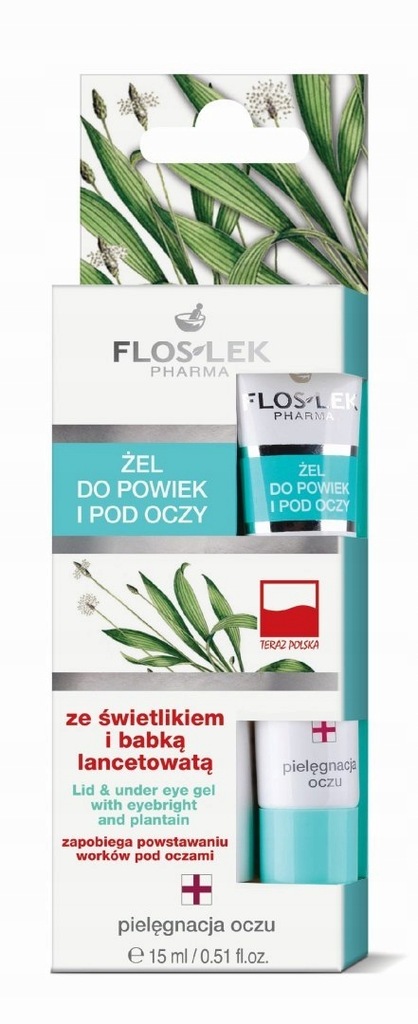 Floslek Pharma Żel ze świetlikiem i babką lancetow