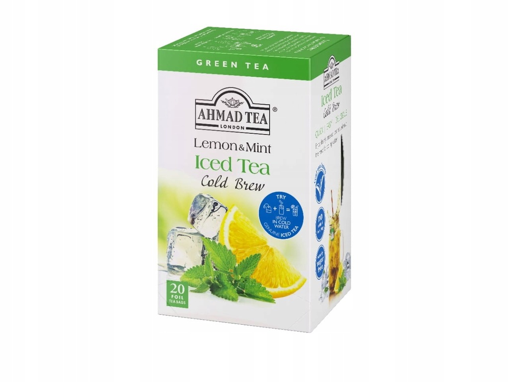 Ahmad Lemon & Mint Iced Tea na zimno 20 szt.