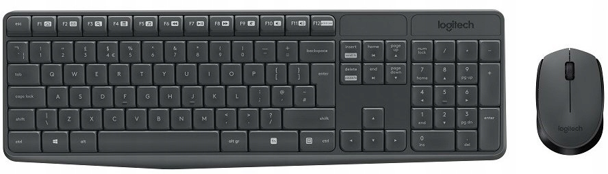 Купить Беспроводная клавиатура и мышь Logitech MK235 PL: отзывы, фото, характеристики в интерне-магазине Aredi.ru