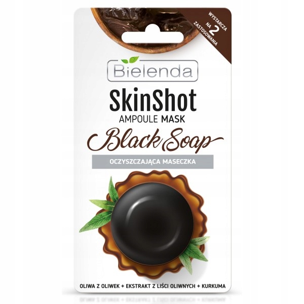 BIELENDA SKIN SHOT MASECZKA D/T BLACK SOAP 8G