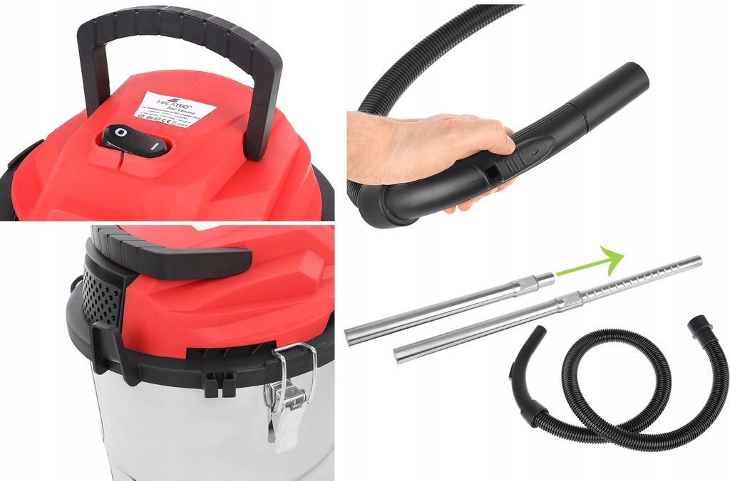 Купить Промышленный пылесос для золы и мусора 20л 2000Вт: отзывы, фото ...