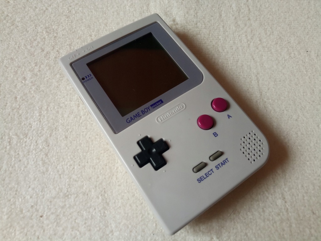 Game Boy Pocket DMG/Off-white z modem Backlight