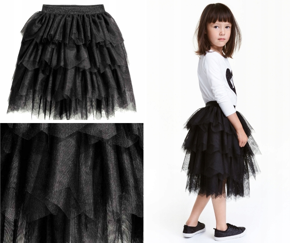 E14_H&M_SPÓDNICZKA _TUTU_FALBANKI_UNIKAT_134