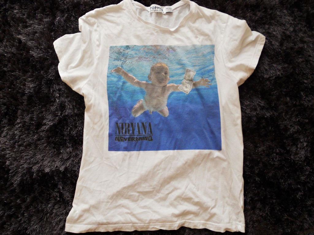 koszulka nirvana nevermind rozmiar M grunge