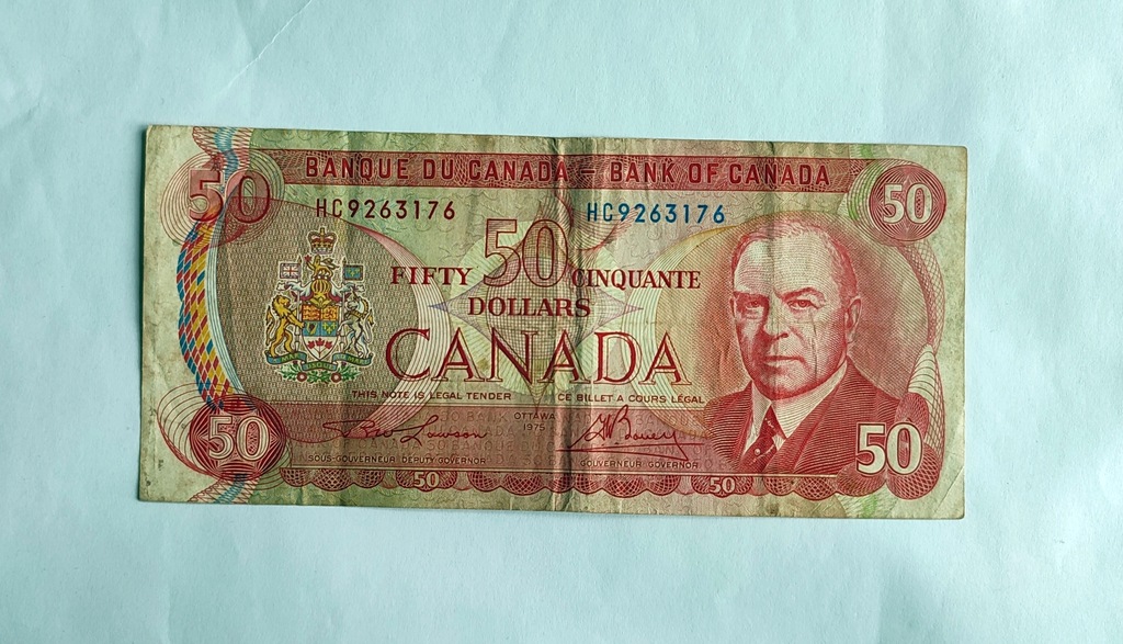 Kanada 50 Dolarów 1975 r. Stan 3