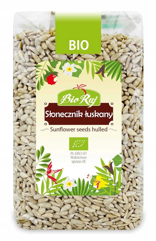 SŁONECZNIK ŁUSKANY BIO 400g BIO RAJ