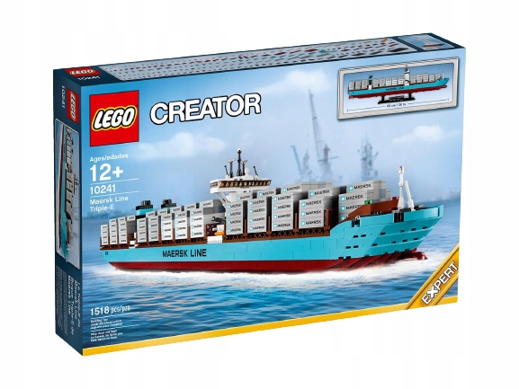 LEGO 10241 CREATOR KONTENEROWIEC MAERSK NOWY