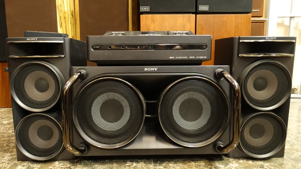 SONY VACS LBT-DJ2i*SUPER BASS!!,CD!NA 2 IPHONY!