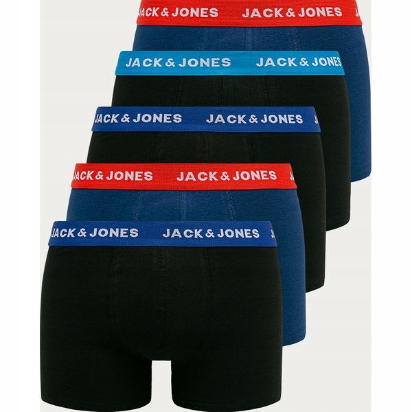 A651 JACK & JONES BOKSERKI MĘSKIE 4-PACK R. XL