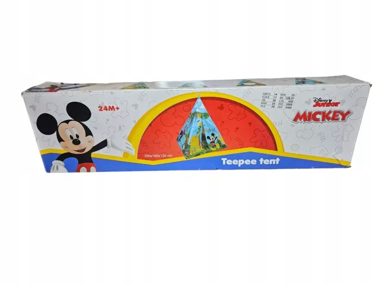 NAMIOT TIPI DISNEY MICKEY 24M 100CMX100CMX135CM