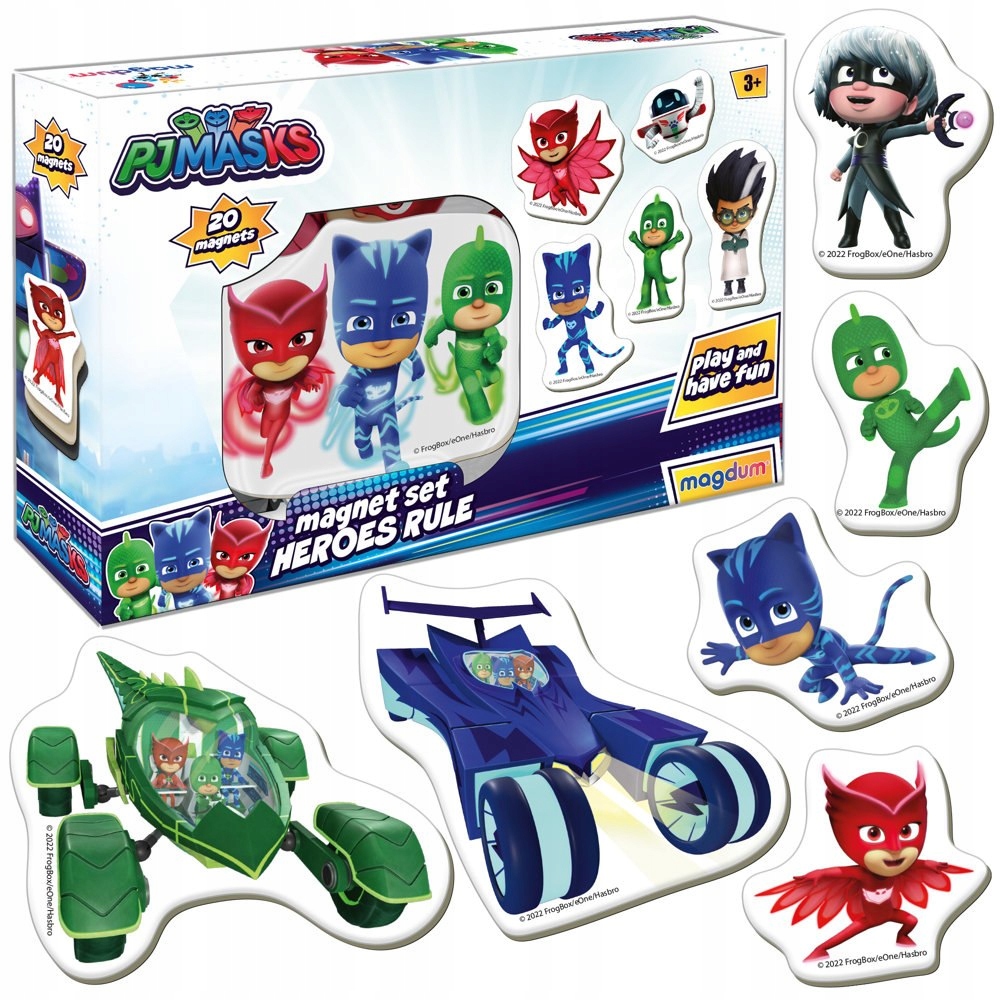 Zestaw Magnesów Pidżamersi Pjmasks ME 5031-32