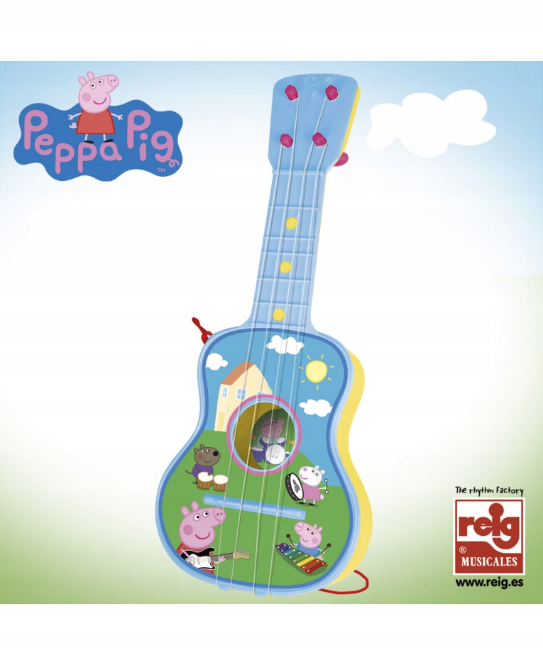Купить REIG 2339 Струнная гитара Пеппа: отзывы, фото, характеристики в интерне-магазине Aredi.ru