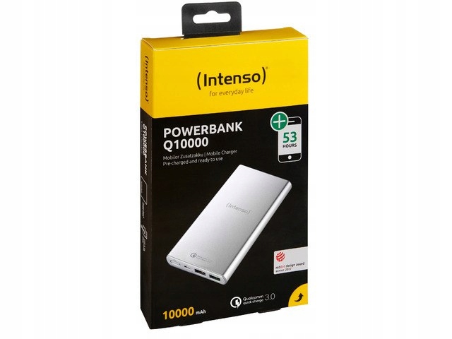 POWER BANK INTENSO Q10000 10000MAH 2X USB-A + 1X M