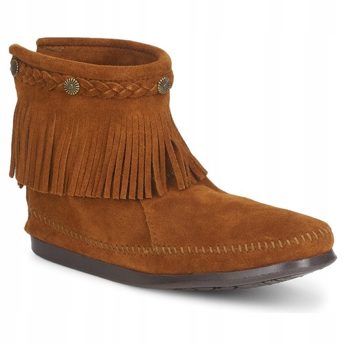 Buty Minnetonka HI TOP BACK ZIP BOOT - r. 40 NOWE