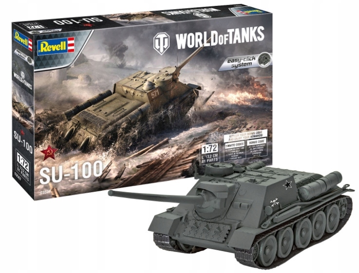 Model do składania Revell Czołg SU-100 World of Ta