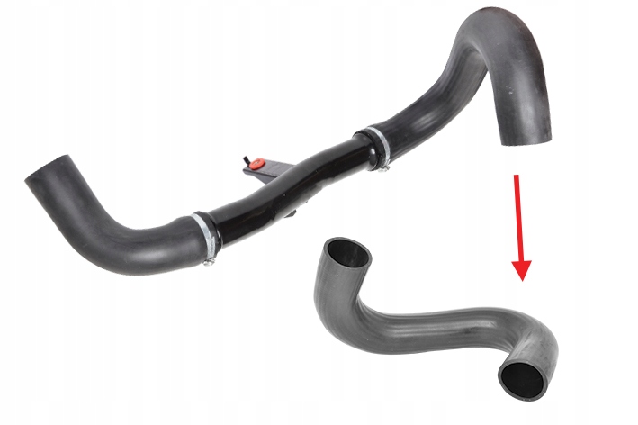 Durite Turbo Renforcée En Silicone Pour Fiat Ducato 2.3D - Ref. 1389892080 - Compatible Radiateur De Suralimentation Haut/gauche