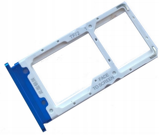 Szufladka tacka karty SIM do Xiaomi Mi 9 Lite Blue