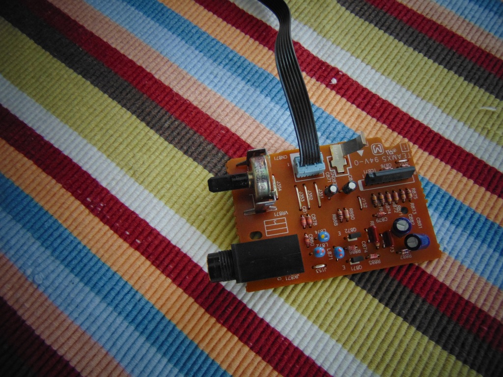 TECHNICS SL-PG490- PŁYTKA GNIAZDA SŁUCHAWKOWEGO